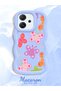 Oppo Reno 14F Compatible Case Camera Protector Blue Silicone Couple Phone Case Butterfly Pattern - 2