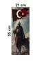 Turkish Flag Soldier Printed Car Door Post Covering Foil Sticker Set of 2 (Right & Left) - 4