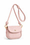 Women's Mini Size Strap-Covered Crossbody Bag -Pink - 2