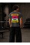Gym Sporcu Excuses Don'T Burn Calories Printed Oversize Worker Boxy Fit Sleeveless Crew Neck T-Shirt