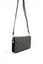 Smoked - Black Monogram Women's Crossbody Bag Sp1291 - 3