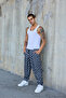 Men's Pleated Loose Shalwar Trousers with Elastic Waist and Cuffs - 5