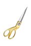 Heavy Duty Tailor Scissors, 9.5 Inch Stainless Steel Scissors, Household Cutting Cloth, Fabric Cutting Scissors (Gold) - 2