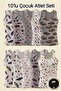 10 Pieces of Cotton Boys' Patterned Undershirts - Mixed Color Anti-Sweat Underwear - with Sleep Band as a Gift