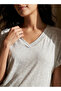 Intimates Maxi Night Dress Short Sleeves V-neck - 6
