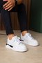 Lace-Up Men's Sports Shoes White - 2