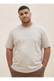 Plus Crew Neck Short Sleeves Slogan Print T-shirt