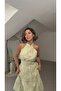 Flounce Floral Patterned Dress - 2