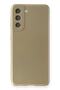 Compatible Case for Samsung Galaxy S21 Fe Soft Colorful Flexible Premium Rubber Silicone - Gold