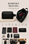 Vegan Leather Waterproof Large Volume Men's Hand and Portfolio Shaving Bag - 4