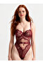 Bee Sienna Dantelli Transparan Bodysuit