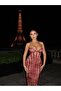 Premium Lace Embroidered Strapless Evening Dress - 5
