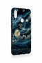 Huawei Y6 2019 Compatible Starry Night Pattern Silicone Case - 2