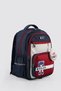Kids Premium School Bag Set 3-Piece Primary School Middle School Backpack Thermal Lunch Bag Pencil Case Navy Blue-Red 51983 - 3