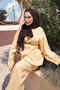Yellow Waist-Tie Shirt and Trousers Set - 3