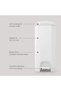 Diaper Genie Select Odor Lock Stainless Steel Diaper Pail Grey | Hands-Free Step Pedal | Odor Control | Large Capacity Baby Nappy Trash Can - 4