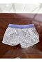 Cornflower Blue Marled Drawstring Athletic Shorts S - 7