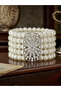 Pearl Handcuff Bracelet