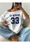 Women's Oywouos Printed Boat Neck Off Shoulder 100% Cotton T-Shirt