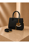 Women's Zippered Imported Quality Premium Stylish and Elegant Hand & Shoulder Bag Size: 20 X 18 cm - 2
