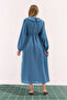Muslin Dress Blue - 6