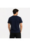 Men's 5-Piece Basic Regular Fit T-Shirt Set 100% Cotton Crew Neck Navy Blue Color - 4