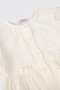 Girl's Short Sleeve Ecru Shirt - 3