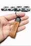 Toyota and Logo Keychain Faux Leather (Brown)