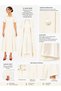 Ecru Pearl-Detained Midi Dress - 7