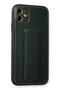 Aconcept iPhone 12 Case Coco Leather Stand Cover (115540) - Smoked - 2