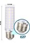 8W LED Corn Bulbs, 2700K Warm White, E27 Edison Screw Light Bulbs (Pack of 4) - 3
