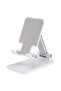 Phone Stand Adjustable Foldable 2-Stage Desktop Tablet Holder White - 3