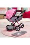 Design Dolls Pram Cosy, Grey Pink Polka Dot with Fairy - 6