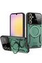 Aconcept Galaxy A14 4g Case with Joy Lens Stand Cover - (174001) Dark Green