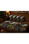 Landscape Patterned 4-Piece Decorative Throw Pillow Cover and Runner Set - 3