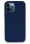 حافظة ACONCEPT لهاتف iPhone 12 Pro من السيليكون الأنيق (42010) - أزرق داكن