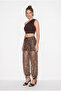 Women's Mink Shorts Lined with Sequins and Adjustable Legs Baggy Trousers 8027 60286387