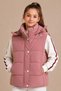 Girl's Removable Hooded Seasonal Inflatable Vest