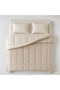 Double Sided Welsoft Comforter Duvet Set Cream 195X215 cm - Dormio Soft Bloom Series - 2