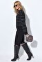 Viorna Striped Crew Neck Sweatshirt - 2