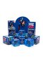 Captain America Inspired NEE DOH Nice Cube Squishy Toy | Blue Shield Cube | Super Solid Squish | Retail Display Box | Fidget Stress Relief Toy