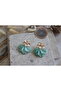 Flower Model Boutique Earrings / Green - 3