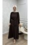 Gizem Skirt Set Brown