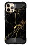 iPhone 12 Pro Max Case Army Tank Full Protection Anti-Shock - Yellow Black Marble