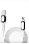 كابل DC24 مايكرو USB بطول 1.2 متر وقوة 4 أمبير - أبيض - 3