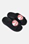 Men Atlanta Hawks Primary Logo Slip On Slides, Black - 2