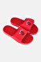 Men Miami Heat Primary Logo Slip On Slides, Red - 2