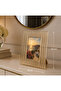Crystal Honey Color Stick Model Glass Gift Frame 25X19Cm