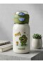 Patterned Children's Water Bottle - with Strap - 520 Ml. 316L Stainless Steel - 4 Hours Hot, 6 Hours Cold with Thermos - with and Without Straw - Direct Drinking Use - Dodge Db-24502-Kt - Cherry - 2