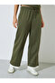 Olive Contrast Trim Short Sleeves T-Shirt and Joggers Co-Ord Set - 5